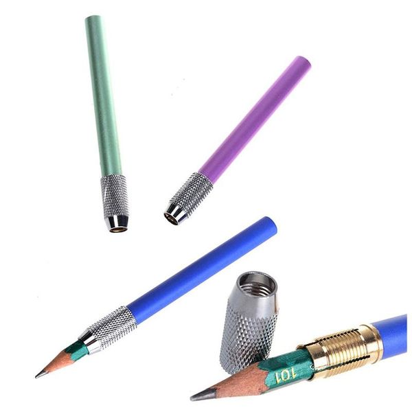 refills 1pcs metal material pencil lengthened extender holder 6 colors school office supply student stationery adjustable length, Black;red
refills 1pcs metal material pencil lengthened extender holder 6 colors school office supply student stationery adjustable length, Black;red