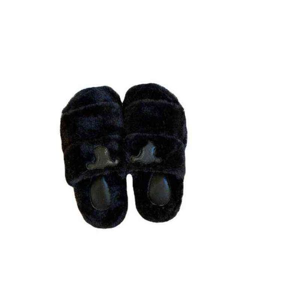 2021 triumphal arch wool thick bottom sandals women's leisure wear versatile lazy flip flops outside the home, Black
2021 triumphal arch wool thick bottom sandals women's leisure wear versatile lazy flip flops outside the home, Black