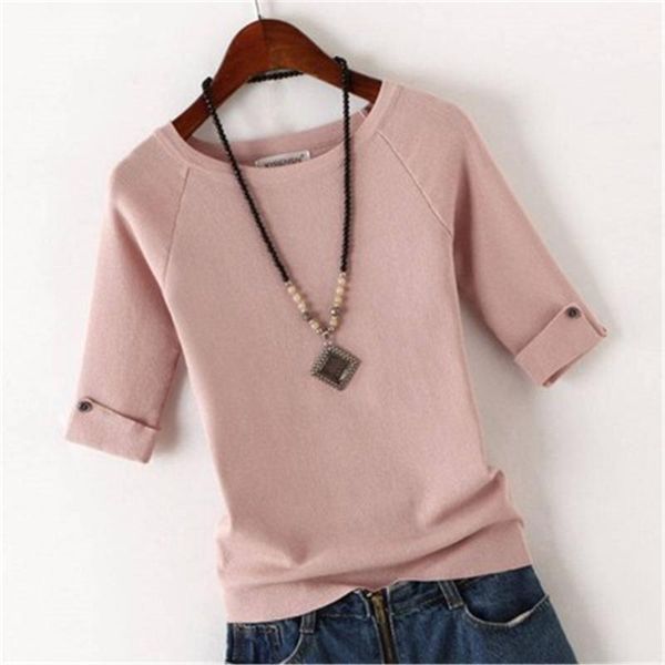 women's sweaters 2021 autumn casual tees shirt ladies round neck slim winter bottoming plus size pullover sweater ice cotton knit wome, White;black
women's sweaters 2021 autumn casual tees shirt ladies round neck slim winter bottoming plus size pullover sweater ice cotton knit wome, White;black