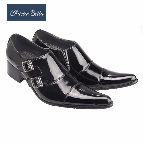 dress shoes christia bella british style business wedding men genuine leather monk oxford plus size formal, Black
dress shoes christia bella british style business wedding men genuine leather monk oxford plus size formal, Black