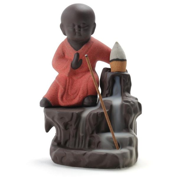 fragrance lamps cone/stick incense holder waterfall zen mini monk smoke fountain buddha decoration ceramic burner living room ornament
fragrance lamps cone/stick incense holder waterfall zen mini monk smoke fountain buddha decoration ceramic burner living room ornament