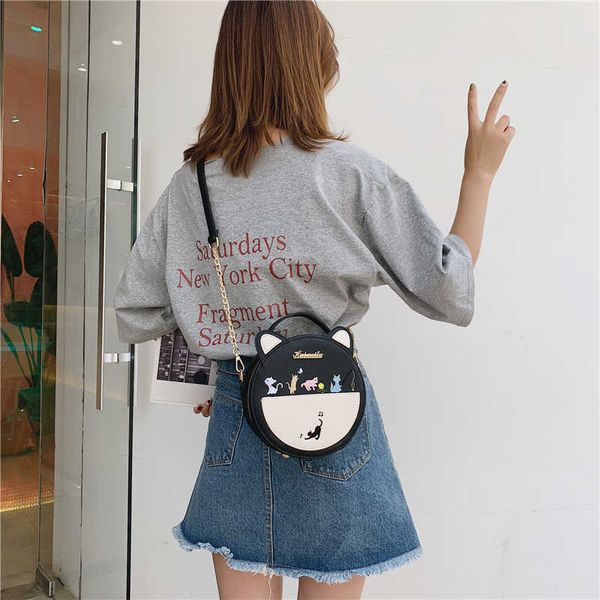 cute round cat pattern handbag for women purses shoulder crossbody exquisite embroidery clutch bag girls caual totes 2021 c0601
cute round cat pattern handbag for women purses shoulder crossbody exquisite embroidery clutch bag girls caual totes 2021 c0601
