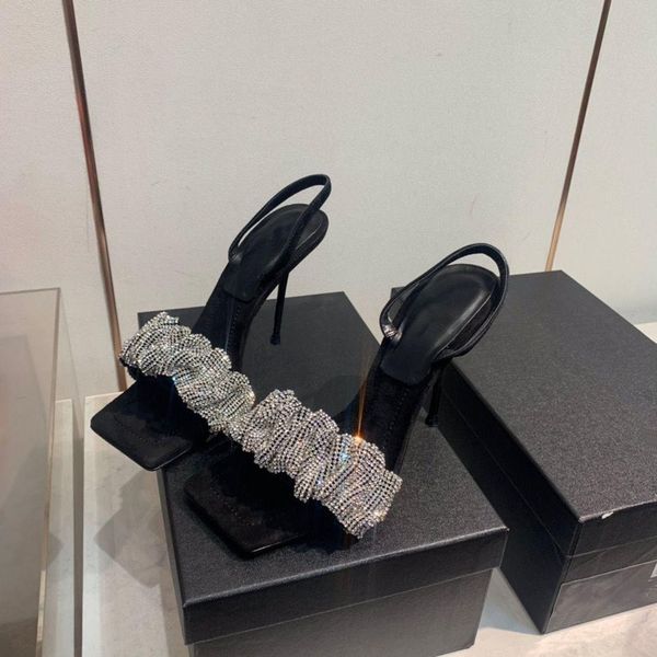 2021 european classic luxury style women's sandals fashion slippers sandal high heel water drill decoration style crystal decoration, Black
2021 european classic luxury style women's sandals fashion slippers sandal high heel water drill decoration style crystal decoration, Black