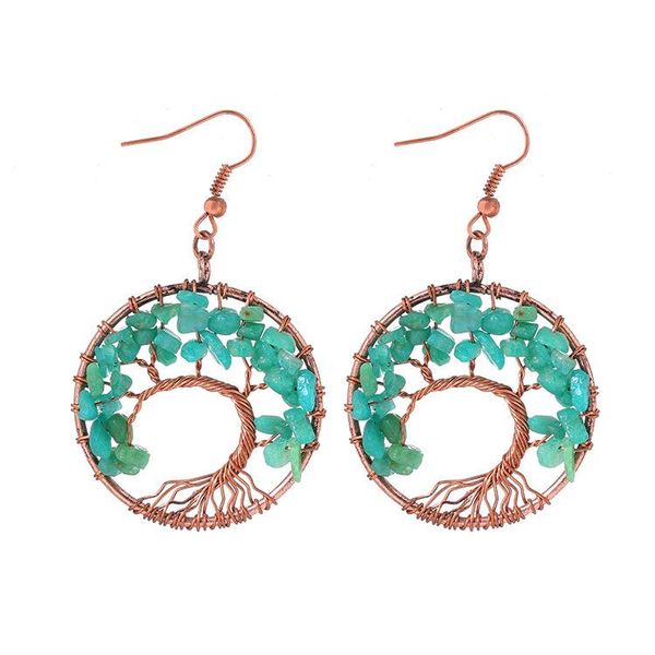 dangle & chandelier european and american style hand-wound curved natural crystal gravel earrings colorful tree of life wishing, Silver
dangle & chandelier european and american style hand-wound curved natural crystal gravel earrings colorful tree of life wishing, Silver