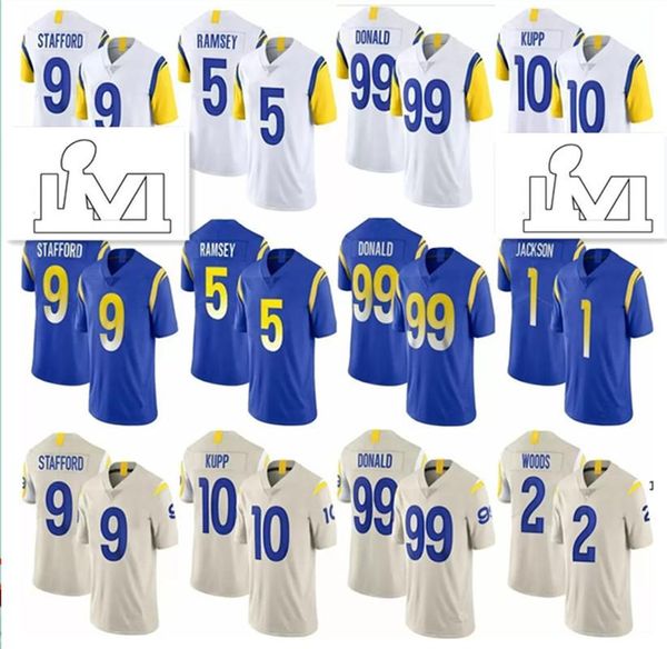 2022 aaron donald 9 matthew stafford 10 cooper kupp football jersey 3 odell beckham jr 2 robert woods 5 jalen ramsey cam akers van jefferson, Black;red
2022 aaron donald 9 matthew stafford 10 cooper kupp football jersey 3 odell beckham jr 2 robert woods 5 jalen ramsey cam akers van jefferson, Black;red