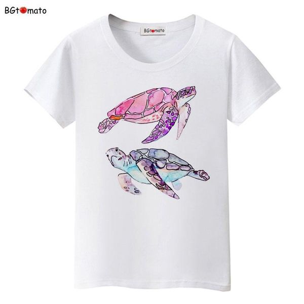 women's t-shirt 2021 summer women cartoon animal t shirt fashion colored tortoises printing camisetas mujer, White
women's t-shirt 2021 summer women cartoon animal t shirt fashion colored tortoises printing camisetas mujer, White