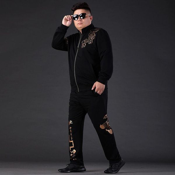 men's tracksuits spring and autumn fashion style plus fertilizer to increase loose leisure sports suit trendy sweater, Gray
men's tracksuits spring and autumn fashion style plus fertilizer to increase loose leisure sports suit trendy sweater, Gray