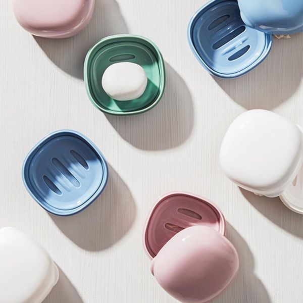 1pcs eco-friendly soap dish box plastic bathroom products portable solid color container travel hiking holder/ dishes
1pcs eco-friendly soap dish box plastic bathroom products portable solid color container travel hiking holder/ dishes