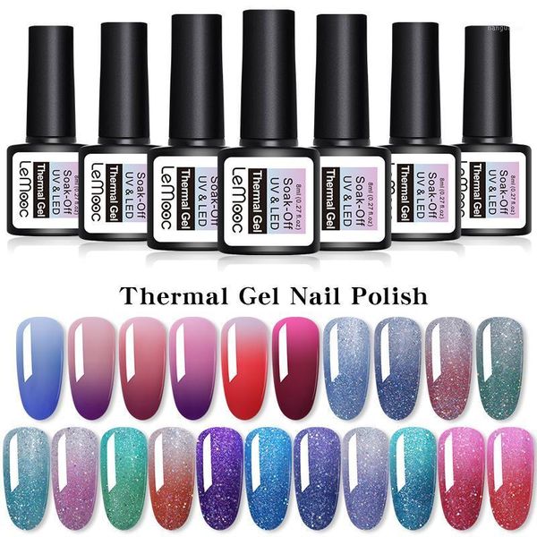 8ml temperature color change glitter gel polish cool thermal magic effect nail varnish soak off uv led lacquers1, Red;pink
8ml temperature color change glitter gel polish cool thermal magic effect nail varnish soak off uv led lacquers1, Red;pink