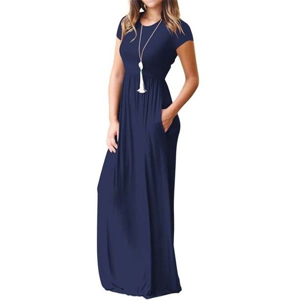 2021 elegant long summer women short sleeve maxi ladies party casual dresses female robe femme green red xxl, Black;gray
2021 elegant long summer women short sleeve maxi ladies party casual dresses female robe femme green red xxl, Black;gray