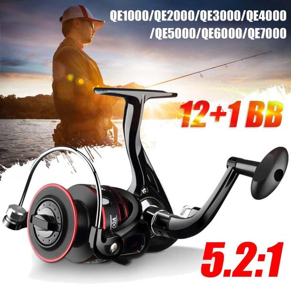 bobing 12+1 bb double spool fishing reel 5.2:1 gear ratio speed spinning carp reels 1000-7000 baitcasting
bobing 12+1 bb double spool fishing reel 5.2:1 gear ratio speed spinning carp reels 1000-7000 baitcasting