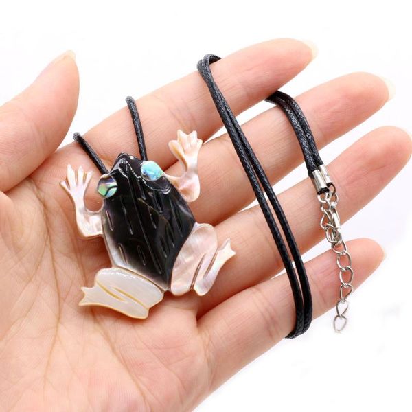 pendant necklaces 2021 selling natural alloy shell frog personality necklace chain length 40+5cm size 35x40mm gifts, Silver
pendant necklaces 2021 selling natural alloy shell frog personality necklace chain length 40+5cm size 35x40mm gifts, Silver