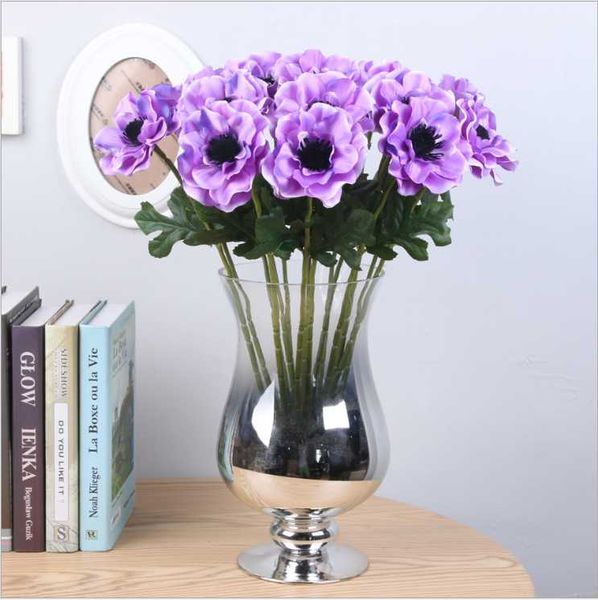 decorative flowers & wreaths 1pcsartificial flower single anemone fake artificial decoration wedding home green plant
decorative flowers & wreaths 1pcsartificial flower single anemone fake artificial decoration wedding home green plant