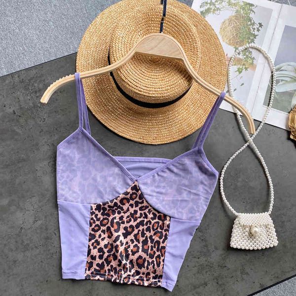 tracksuits design splice leopard y2k women v neck sleeveless slim short tank summer off shoulder strap camisole, Gray
tracksuits design splice leopard y2k women v neck sleeveless slim short tank summer off shoulder strap camisole, Gray