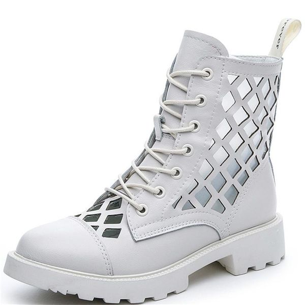 boots women's summer genuine leather hollow out motorcycle white cutout black shoes breathable mujer zapatos
boots women's summer genuine leather hollow out motorcycle white cutout black shoes breathable mujer zapatos