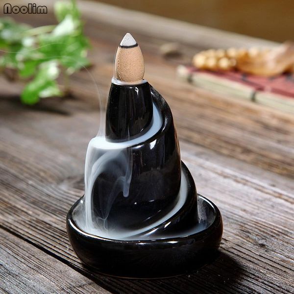 fragrance lamps black glaze mountain backflow incense burner ceramic waterfall holder aroma censer home decor +20pcs cones
fragrance lamps black glaze mountain backflow incense burner ceramic waterfall holder aroma censer home decor +20pcs cones