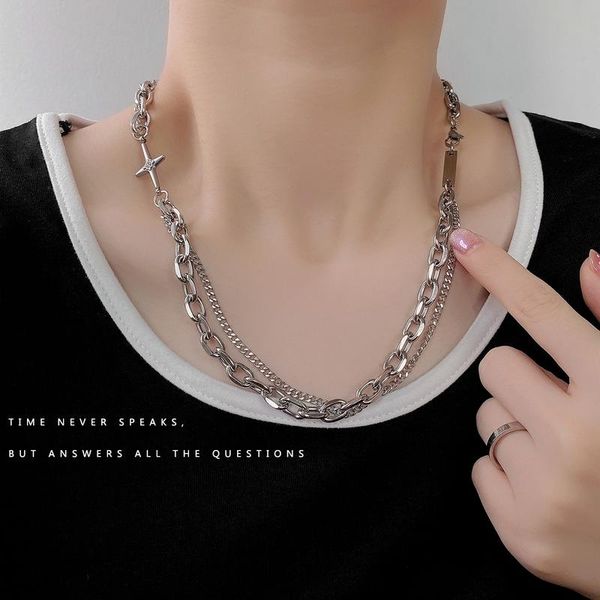 pendant necklaces necklace women cross woman chain jewelry multilayer silver color trendy elegant stainless collier
pendant necklaces necklace women cross woman chain jewelry multilayer silver color trendy elegant stainless collier