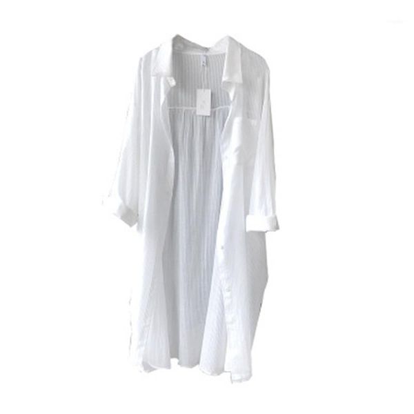 cotton women beach white long blouse 2021 spring sleeve shirts loose office women's blouses &
cotton women beach white long blouse 2021 spring sleeve shirts loose office women's blouses &