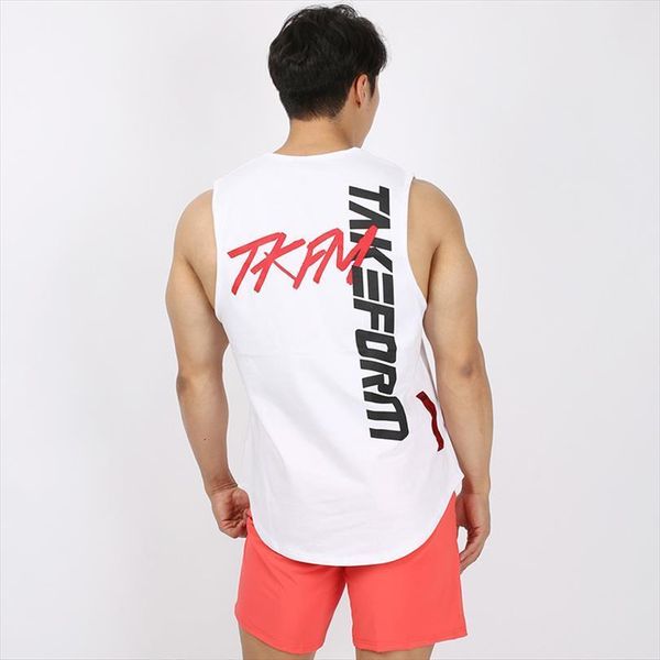 fitness vest mens loose men sports casual sleeveless running training wear, White;black
fitness vest mens loose men sports casual sleeveless running training wear, White;black