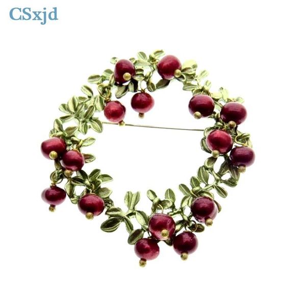 pins, brooches csxjd vintage painted cranberry leaf fruits wreath natural pearl brooch flower women charm jewelry, Gray
pins, brooches csxjd vintage painted cranberry leaf fruits wreath natural pearl brooch flower women charm jewelry, Gray