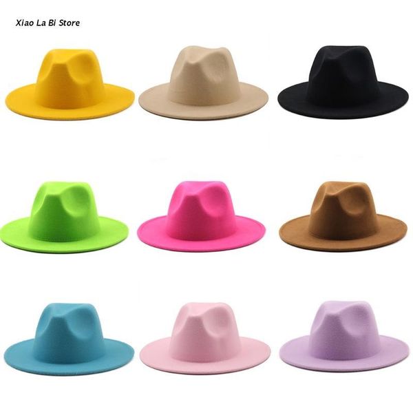 stingy brim hats xxfd casual solid color jazz wool retro hat felt for juvenile youth middle aged, Blue;gray
stingy brim hats xxfd casual solid color jazz wool retro hat felt for juvenile youth middle aged, Blue;gray