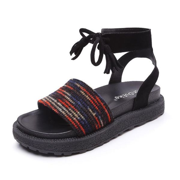 women summer sandals gladiator flat heel trifle students ankle lace up retro shoes slip on fashion beach slide, Black
women summer sandals gladiator flat heel trifle students ankle lace up retro shoes slip on fashion beach slide, Black