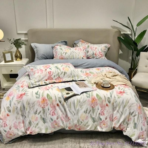bedding sets milk velvet set 4pcs autumn winter coral thick warmth double-sided printed duvet cover bedsheet 1.8m
bedding sets milk velvet set 4pcs autumn winter coral thick warmth double-sided printed duvet cover bedsheet 1.8m