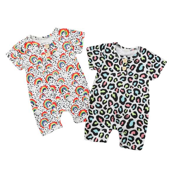 lioraitiin 0-24m born infant baby boy girl short sleeve romper with leopard print/rainbow print classic loose fit clothing jumpsuits, Blue
lioraitiin 0-24m born infant baby boy girl short sleeve romper with leopard print/rainbow print classic loose fit clothing jumpsuits, Blue