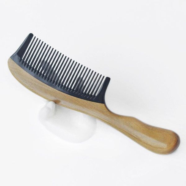 wholesale price natural horn green wingceltis wooden comb splicing 18 cm portable long-handled hairdressing comb1, Silver
wholesale price natural horn green wingceltis wooden comb splicing 18 cm portable long-handled hairdressing comb1, Silver