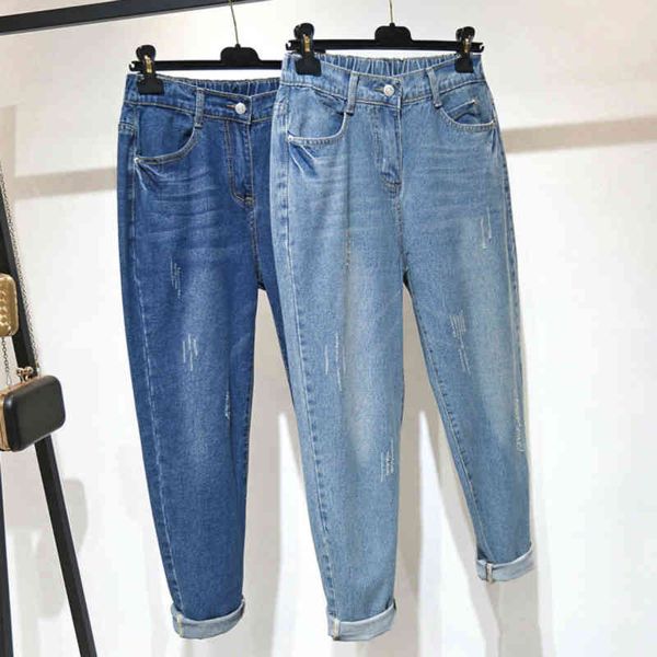 jeans vintage high waist harem jeans 2021 spring torn fashion denies washed female pants plus size 5xl, Blue
jeans vintage high waist harem jeans 2021 spring torn fashion denies washed female pants plus size 5xl, Blue