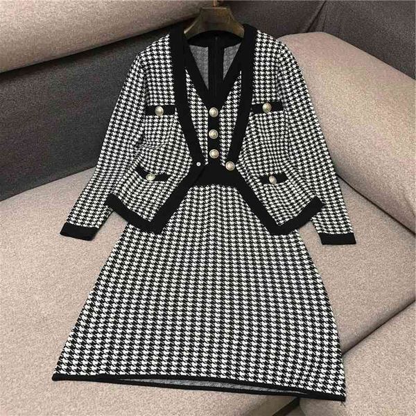 autumn knitted 2 women plaid sweater cardigan crop + bodycon suit korean elegant female casual two piece set fl6m, Black;gray
autumn knitted 2 women plaid sweater cardigan crop + bodycon suit korean elegant female casual two piece set fl6m, Black;gray