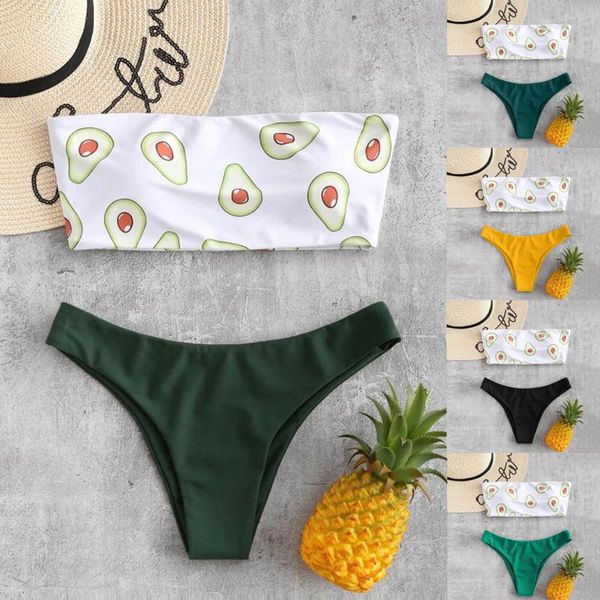 women's swimwear bandeau bikini 2021 swimsuit women strapless high waist set female push up bathing suit bather biquini, White;black
women's swimwear bandeau bikini 2021 swimsuit women strapless high waist set female push up bathing suit bather biquini, White;black