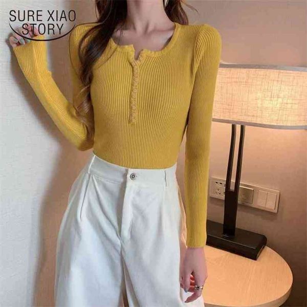 korean style autumn winter women knitted sweater pullover v-neck slim long sleeve female jumper knitwear 11071 210421, White;black
korean style autumn winter women knitted sweater pullover v-neck slim long sleeve female jumper knitwear 11071 210421, White;black