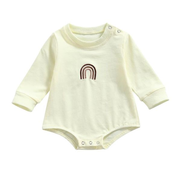 rompers 0-24 months baby autumn rompers, rainbow embroidery long-sleeves jumpsuit with crotch buttons for toddlers girls, boys, Blue
rompers 0-24 months baby autumn rompers, rainbow embroidery long-sleeves jumpsuit with crotch buttons for toddlers girls, boys, Blue