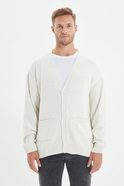 men's sweaters trendyol men oversize wide tooling pocket detail basic cardigan tmnaw22hi0070, White;black
men's sweaters trendyol men oversize wide tooling pocket detail basic cardigan tmnaw22hi0070, White;black