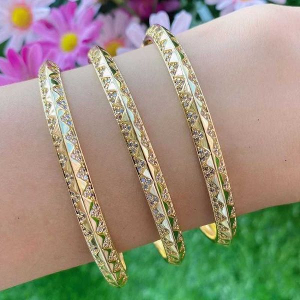 bangle 18k plated arrival fashion gold clear zirconia bangles bracelet jewelry for girls, Black
bangle 18k plated arrival fashion gold clear zirconia bangles bracelet jewelry for girls, Black