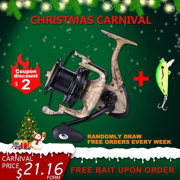 christmas carnival 13 + 1bb ball cearingfeeder carp metal fishing reel spinning big trolling for shi mano baitcasting reels
christmas carnival 13 + 1bb ball cearingfeeder carp metal fishing reel spinning big trolling for shi mano baitcasting reels