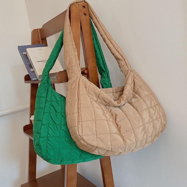 evening bags vintage checkered nylon shoulder bag women autumn winter large capacity crossbody casual solid color tote handbags
evening bags vintage checkered nylon shoulder bag women autumn winter large capacity crossbody casual solid color tote handbags