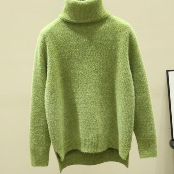 women's sweaters 2021 winter and spring knitting sweater casual fashion thick long-sleeved solid color longer-sized ladies pull, White;black
women's sweaters 2021 winter and spring knitting sweater casual fashion thick long-sleeved solid color longer-sized ladies pull, White;black