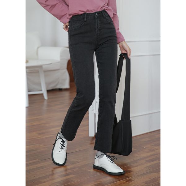 jeans tall-waisted black brim trousers of the women fall all-match pencil korean style pants with thin legs, Blue
jeans tall-waisted black brim trousers of the women fall all-match pencil korean style pants with thin legs, Blue