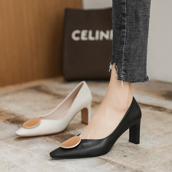 dress shoes small high heel thick shoes women's fashion middle square head professional commuting b65-2 ntnq, Black
dress shoes small high heel thick shoes women's fashion middle square head professional commuting b65-2 ntnq, Black