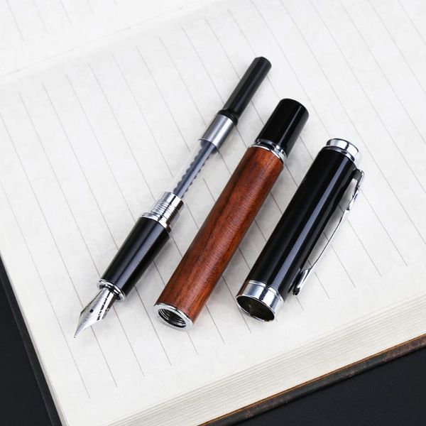 vintage style pear wood barrel fountain pen 0.5mm nib business office school student writing gift pens supplies
vintage style pear wood barrel fountain pen 0.5mm nib business office school student writing gift pens supplies