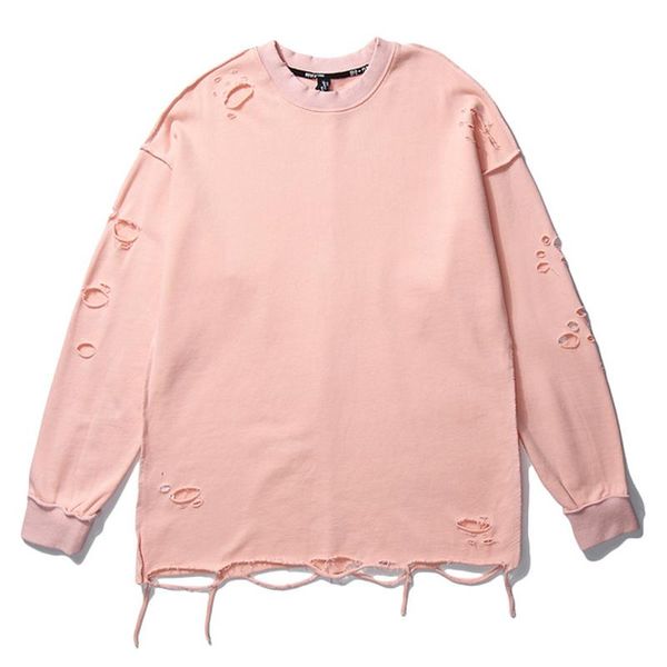men's hoodies & sweatshirts mens ripped destroyed 100% cotton holes long sleeve oversize pullover hoodie 2021autumn male, Black
men's hoodies & sweatshirts mens ripped destroyed 100% cotton holes long sleeve oversize pullover hoodie 2021autumn male, Black