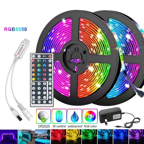 party decoration 5m 10m 15m 20m led strip ip20 rgb light flexible ribbon stripe dc 12v diode tape ir controller adapter
party decoration 5m 10m 15m 20m led strip ip20 rgb light flexible ribbon stripe dc 12v diode tape ir controller adapter