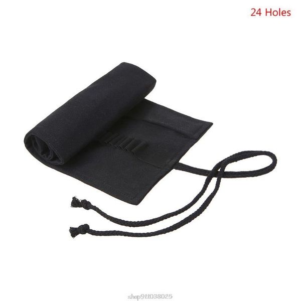 black color school pencil case roller 12/24/36/48/72 holes canvas roll up makeup pen bag for girls boys stationery ja21 bags
black color school pencil case roller 12/24/36/48/72 holes canvas roll up makeup pen bag for girls boys stationery ja21 bags