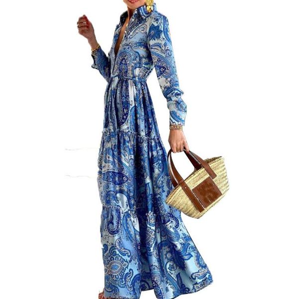 casual dresses ladies elegant maxi robe female 2021 temperament printed women dress big swing ropa mujer verano faldas, Black;gray
casual dresses ladies elegant maxi robe female 2021 temperament printed women dress big swing ropa mujer verano faldas, Black;gray