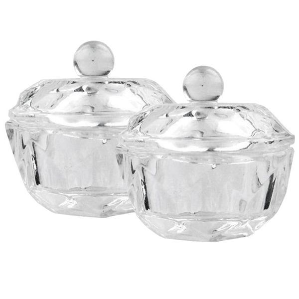 nail art kits clear acrylic liquid powder dish bowl glass crystal cup glassware with lid for manicure care tools
nail art kits clear acrylic liquid powder dish bowl glass crystal cup glassware with lid for manicure care tools