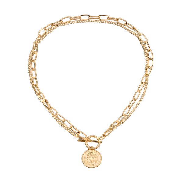 designer necklace luxury jewelry zinc alloy vintage metal multilayer large love chain choker collar gold, Silver
designer necklace luxury jewelry zinc alloy vintage metal multilayer large love chain choker collar gold, Silver
