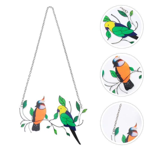 decorative objects & figurines birds stained glass suncatcher window hanging ornament home decor
decorative objects & figurines birds stained glass suncatcher window hanging ornament home decor