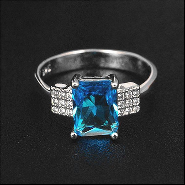 wedding rings silver ring fashion exquisite temperament female square inlaid aquamarine zircon hand jewelry, Slivery;golden
wedding rings silver ring fashion exquisite temperament female square inlaid aquamarine zircon hand jewelry, Slivery;golden